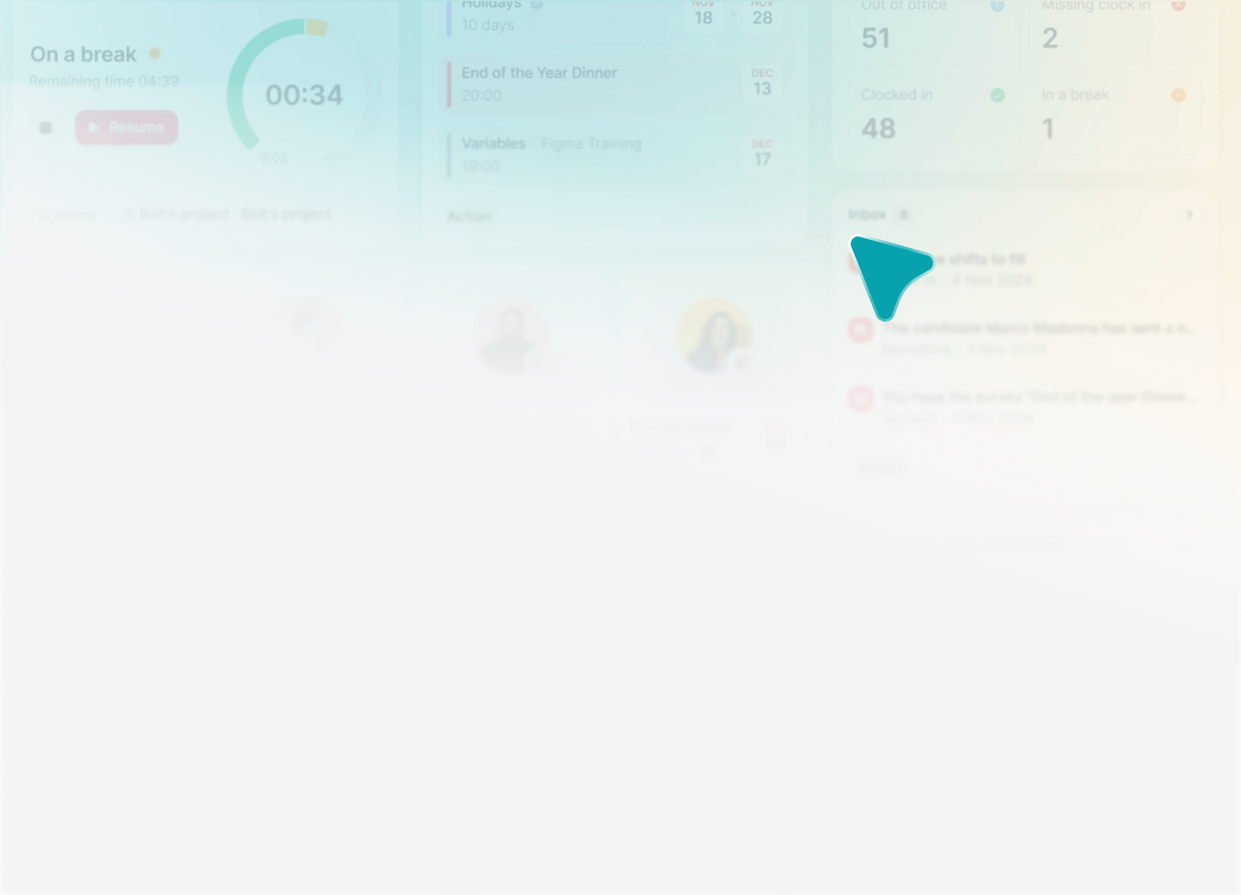 Dashboard Gradient